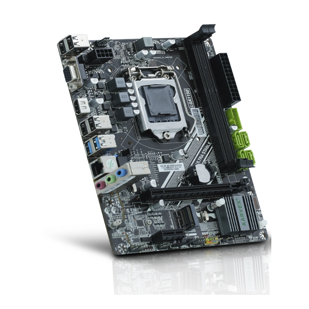 Aarvex Motherboard H81 DDR3 For 4th Gen with NVMe Slot view 3